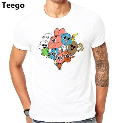 Die erstaunliche Welt von Gumball Gumball Spray Cartoon Erwachsene T-Shirt 2017 T-Shirts