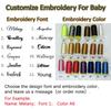 Personalized Baby Cotton Bear Hooded Bath Towel Thick Towel Name Custom Baby Bath Towels