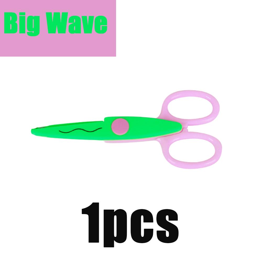 1/6pcs Student Diy Color Album Decorative Lace Secure Scissors Paper Cutter Kids Creative Diary Craft Tools For Gifts Supplies