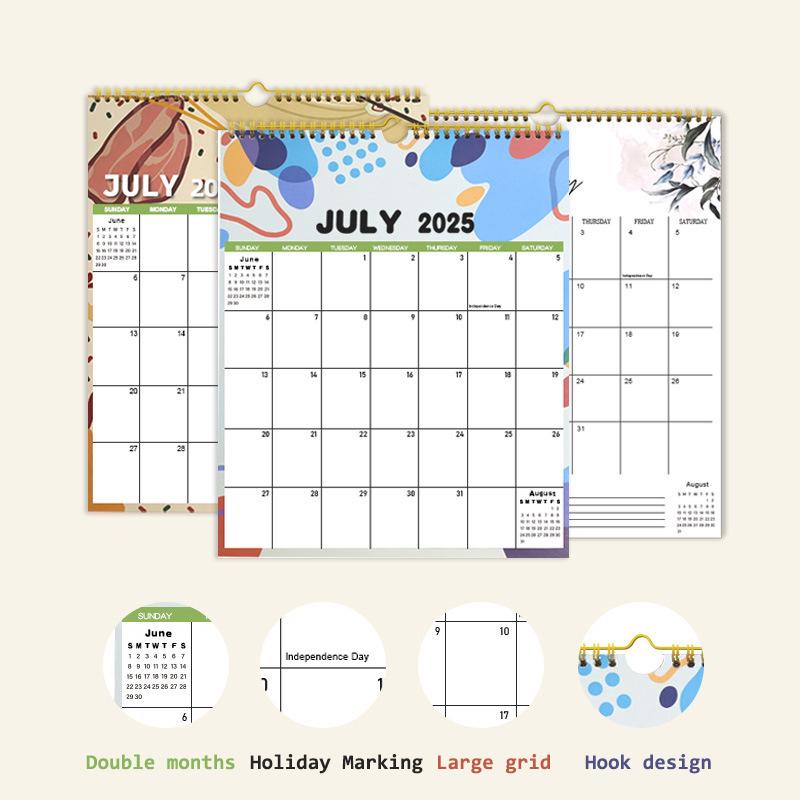 2026 Wall Calendar Hanging Calendar with Large Writing Blocks Suitable for Daily Monthly Daily Planner To Do List