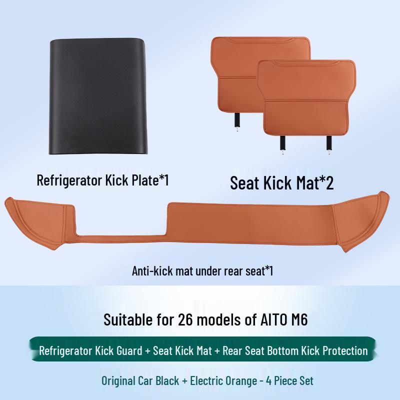 AITO M6 Refrigerator Kick Mat Rear Seat Protector - Car Interior Accessory