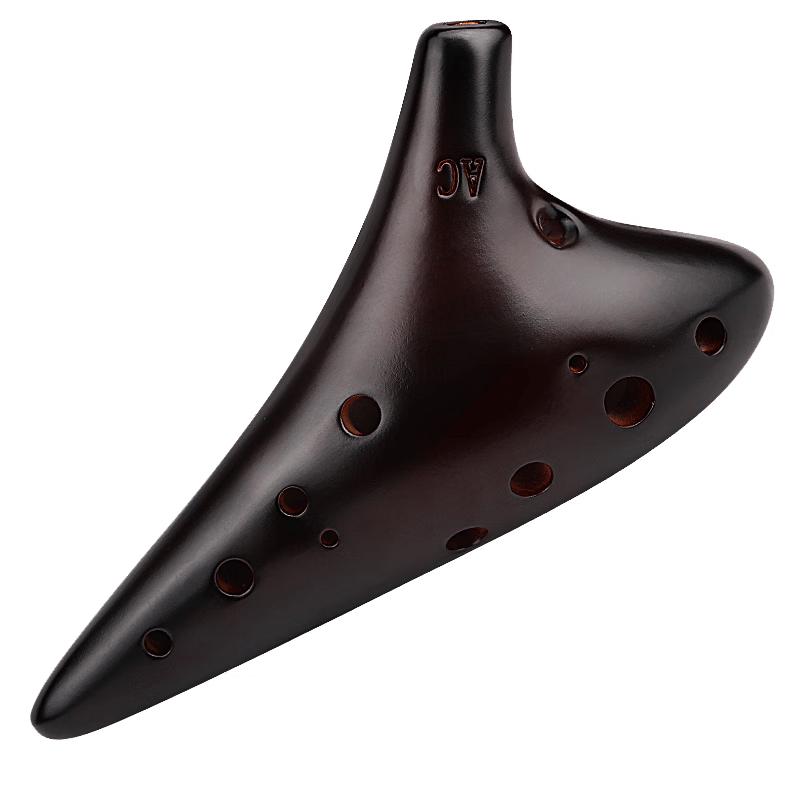 Daoyun Ceramic Ocarina for Beginners темно-красный
