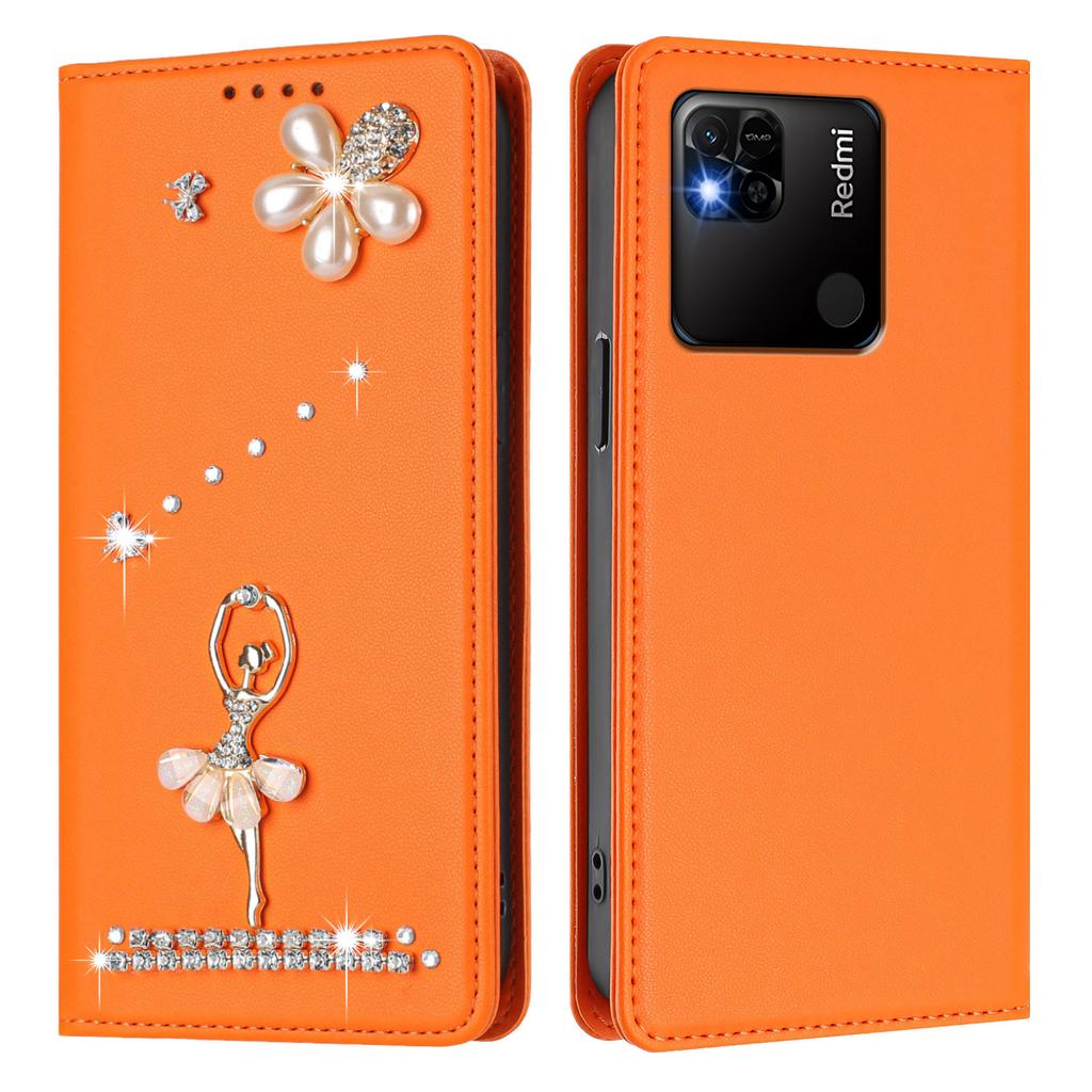 Luxury Diamond Cute Cards Solt Wallet Leather Phone Case For Redmi Note 15 14 Pro Plus 13 14C 13C Flip Pocket Kickstand Cover