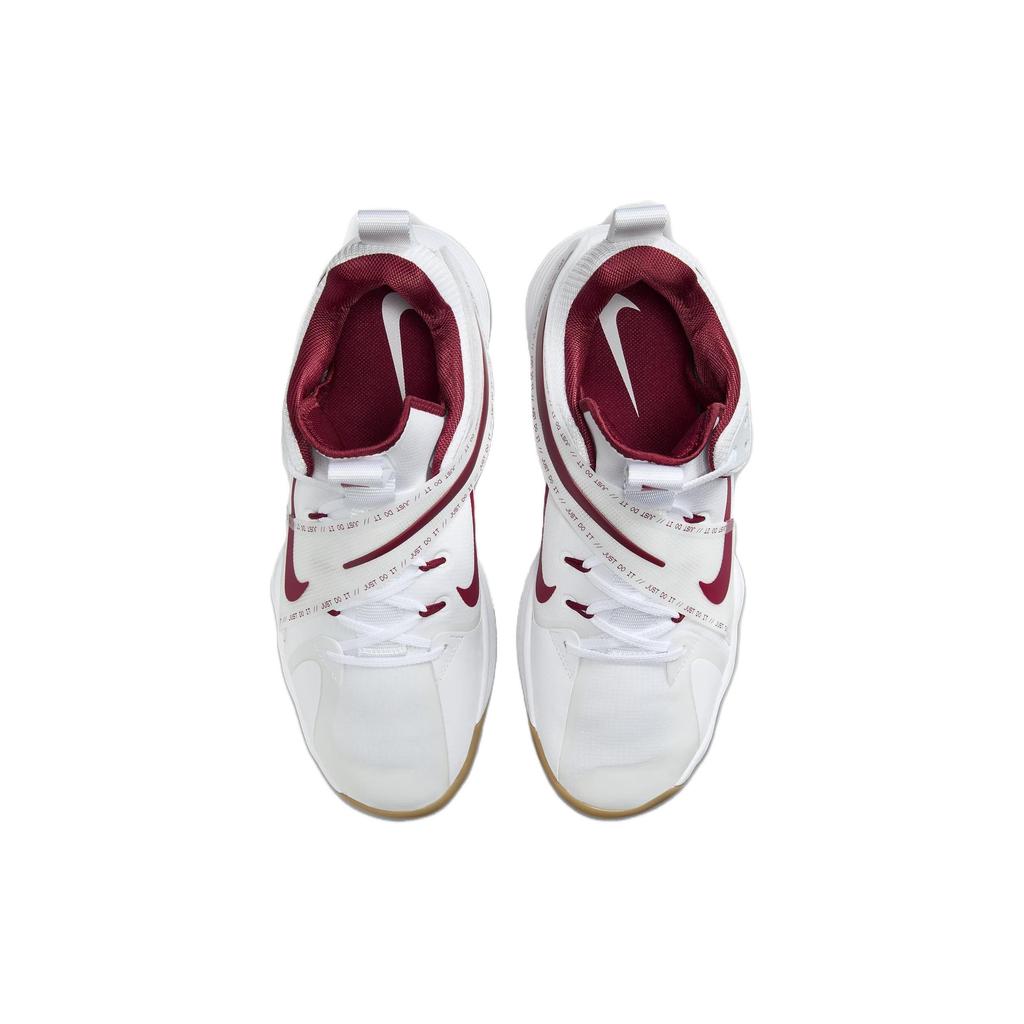 Nike React HyperSet LE White Team Crimson Men's Indoor Court Shoes DJ4473-101