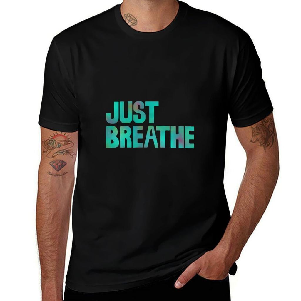 Just Breathe TShirt Plus Size Lightweight Tee Shirt