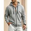 Men's autumn new fashion zipper cardigan jacket sports and leisure hoodie