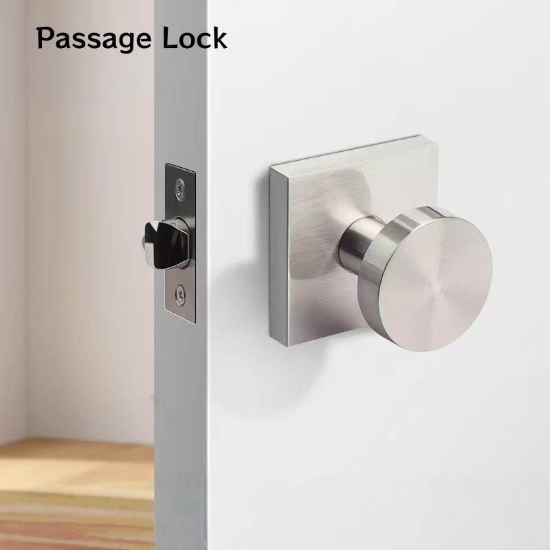 Us Design Factory Price Privacy Door Knob Lock Set Durable Zinc Alloy Door Handles Lock Set for Interior Door Bathroom (as the picture,Zinc alloy)