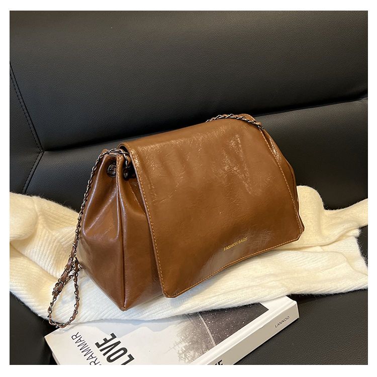 Casual Retro Niche Design Bag, Popular Hundred Chain Crossbody Bag Shoulder Bag, New Women's Bag