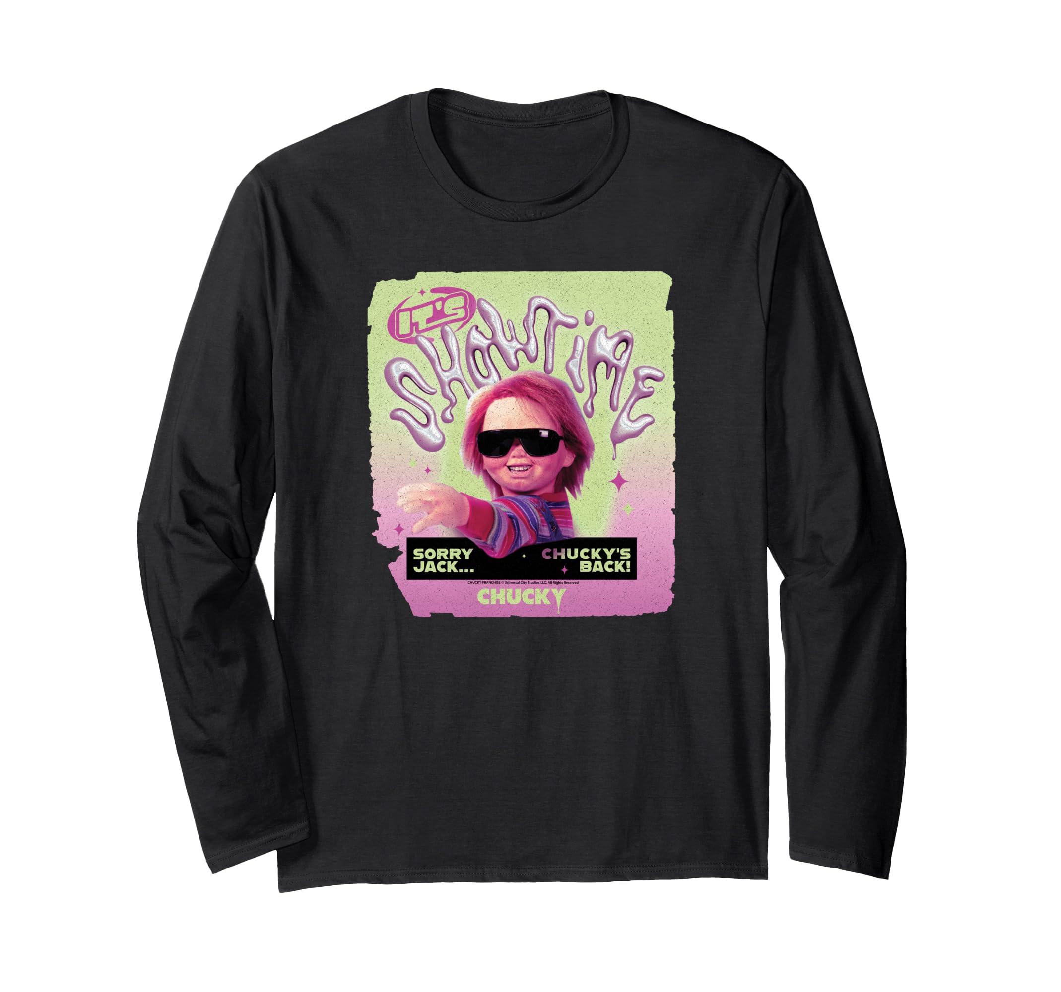 

Chucky Sorry Back Retro Long Sleeve Jack..Chucky s T-Shirt чорний