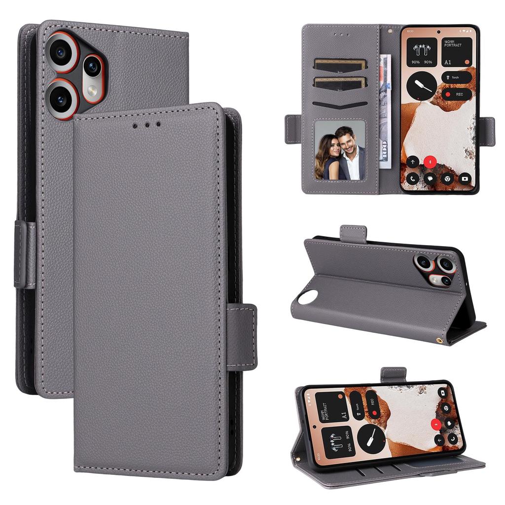 Flip Cover für Nothing CMF Phone 2 Pro PU-Leder Ganzkörperschutz Mit [RFID-Blockierung] Stoßfest Langlebig Retro Handyhülle