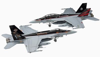 Hasegawa US Navy Super Hornet USS Nimitz Pakiet Specjalny Część 1 Zestaw 2 Modele Plastikowe SP365 1/72 F/A-18E/F CVW-11