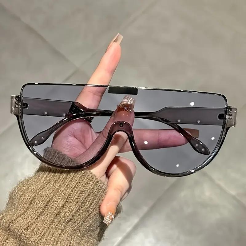 Large One-piece for Women Casual Shield Fashion for Vacation Beach Party fashion glasses