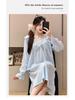Cloud Cotton Sleep Dress: Long Sleeve Pink Pajamas for Girls - Spring/Autumn 2025