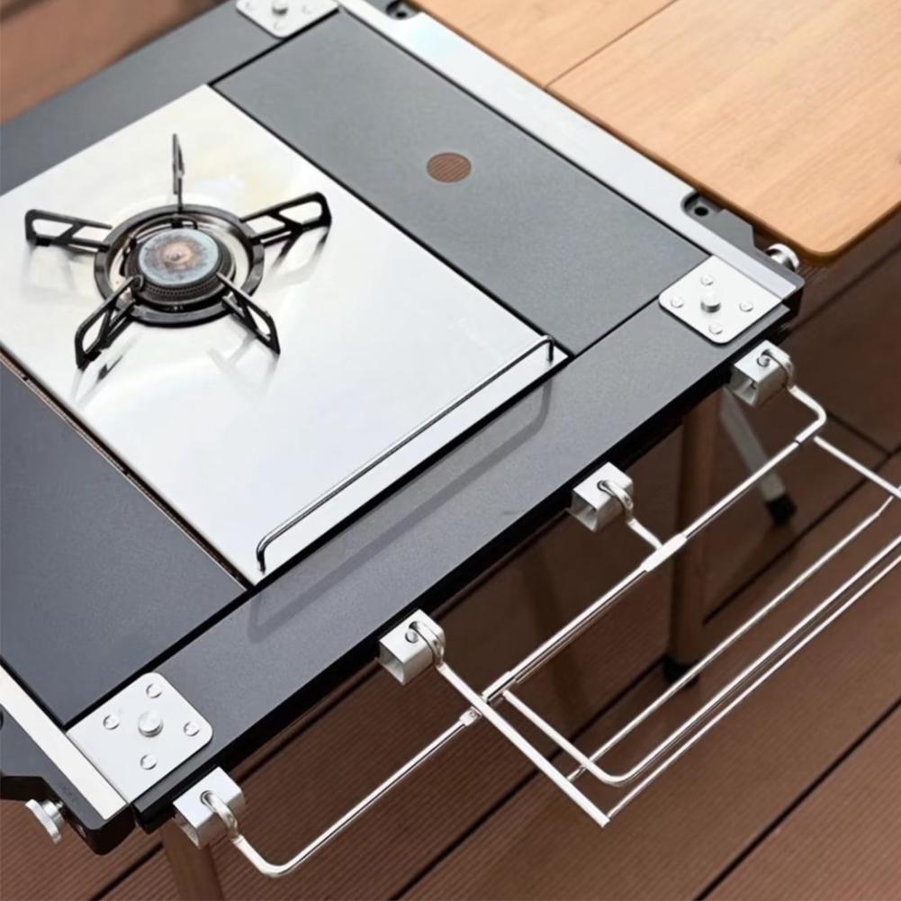 IGT Table Connecting Hook Aluminium Alloy IGT Table Hook Clamp Lightweight Camping Table Link Buckle Portable for Camping Hiking