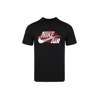 Air Wings Short Sleeve Crew Neck T-Shirt Men Tops Black CU1980-010