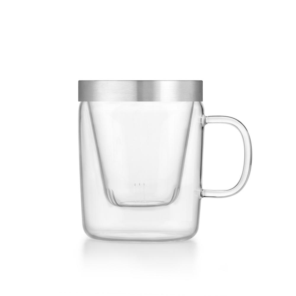 

Чашка для чая из термостойкого стекла, чашка для зеленого чая с фильтром, простая чашка для чая, стеклянная чашка 500 мл