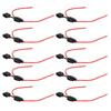 10 Sätze Inline-Sicherungshalter Kabelbaum Sicherungshalter ATC ATO Inline Automobil-Sicherungshalter (18AWG 10A)