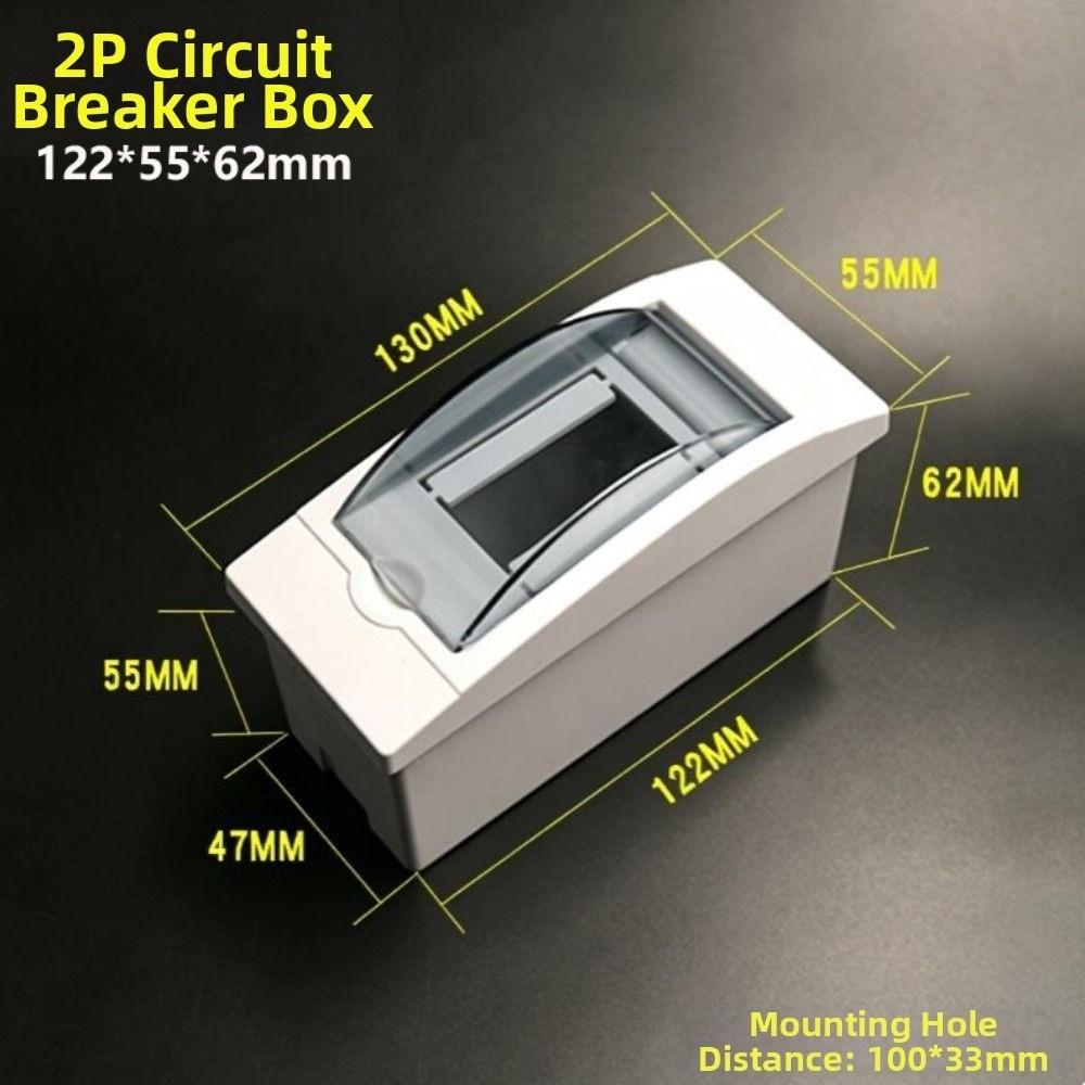 1/2/3/4/6/9/13/16 Ways Circuit Breaker Distribution Protection Box Indoor Wall Mount HT-5 Series Electric Transparent Cover Box