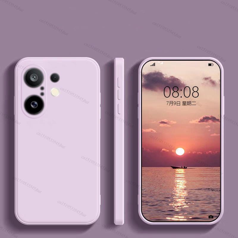 For Vivo S30 Pro Mini Case Soft Original Liquid Silicone Phone Case Vivo S30 Pro Mini Funda TPU Back Cover For Vivo S30 Pro Mini