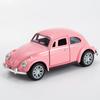 1:32 Retro Vintage Beetle Diecast Pull Back Car Model Toy For Children Gift Decor Cute Figurines Miniatures Decor