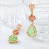 Bohemian Women Earrings Resin Vintage Geometry Piercing Hoop Jewelry Accessories