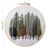 1pc Forest Landscape Embroidery DIY Fabric Craft Kit with Tools