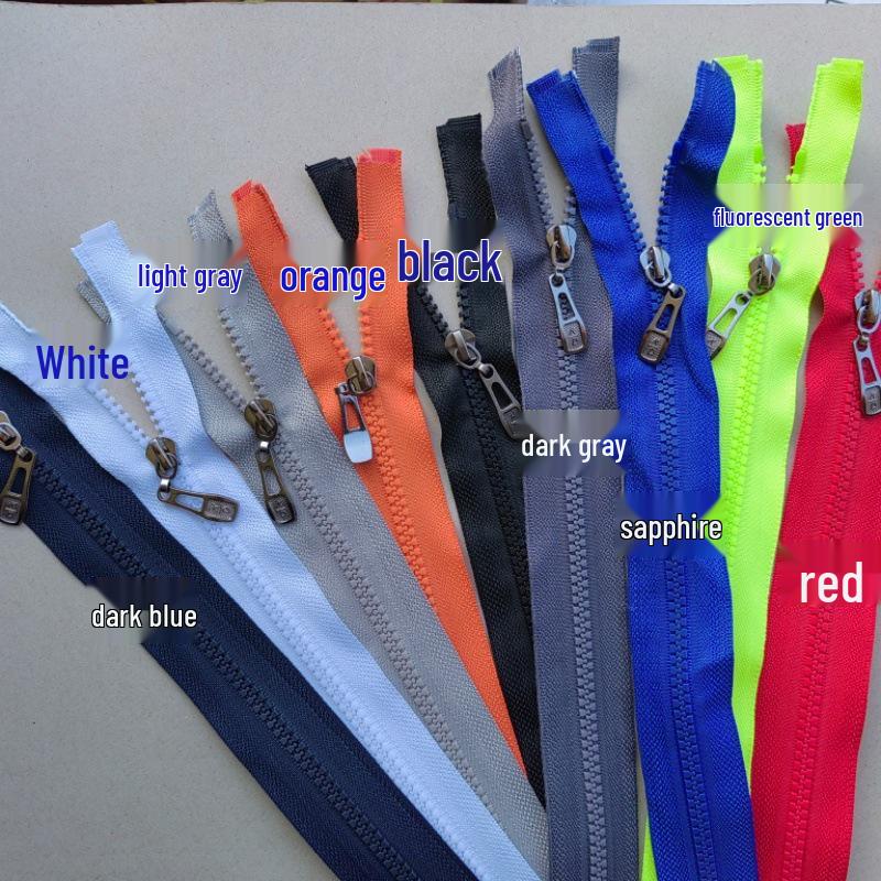 

Молния из смолы с крупными зубьями 70 см с открытым хвостом для пальто и топов