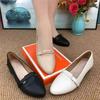 Low-heeled Shoes, Fashion Single Shoes, Comfortable Soft-soled Temperament, All-match Work Shoes, Low-heeled Shallow-mouthed Mother's Leather Shoes