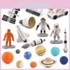 Space Themed Spacecraft And Planet Figures Pvc Material Educational Model Kit For Children