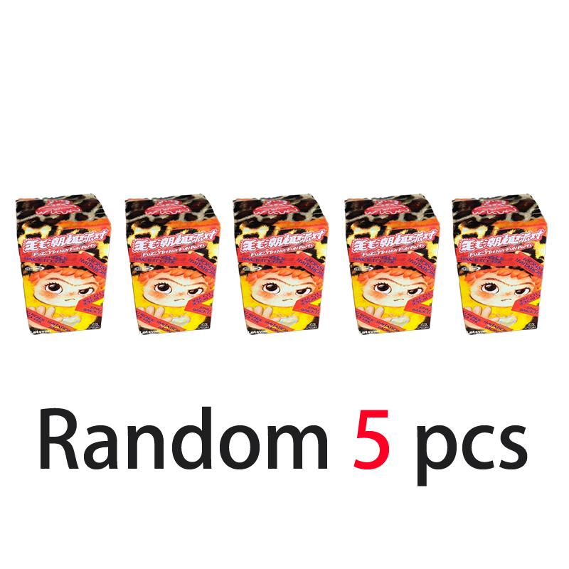 Wakuku V2 Fox and Bunny Trick Or Treat Series Plush Vinyl Blind Box Keychain Pendant Mystery Box Surprise Collectible Toy Gifts