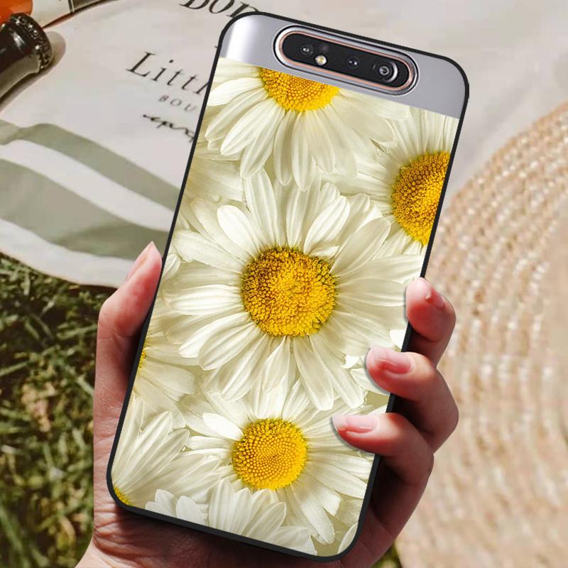 Per Samsung A80 Custodia Cover Posteriore in Silicone Custodia per Telefono Per Samsung Galaxy A80 Custodie per Galaxy A 80 A805F A805 Paraurti Morbido Funda
