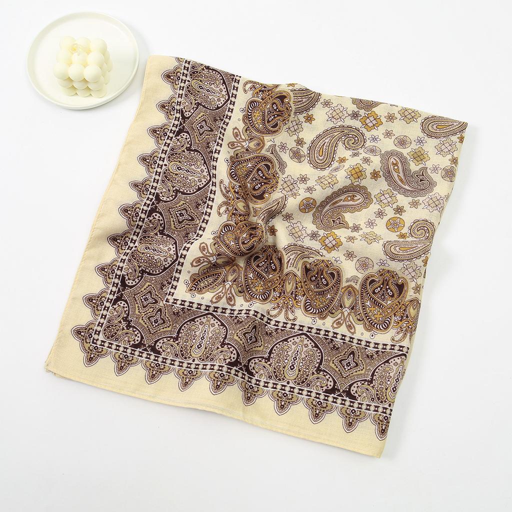 New European And American Style Women'S Long Scarf Scarf Temperament Gentle Retro Large Size Sunscreen Beach Towel Shawl