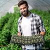 128-Cell Plastic Seedling Tray with Garden Design for Seed Starting