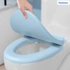 Foaming Soft Toilet Seat Slow Close Quiet Lid Thickened EVAU Type Toilet Lid Lifting Toilet Universal Bathroom Accessories