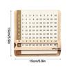 Children Wooden Slidable Multiplication Tables Montessori Toys Math Counting Board Teaching Tool Learn Educational Toys for Kids