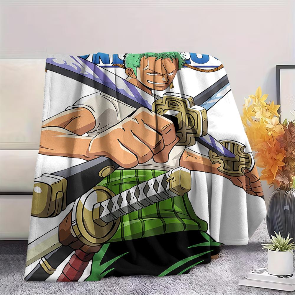 One Piece character Print Flannel Blanket,High quality Comfortable for All Seasons,Home Decor,Warmth and Comfort,Perfect for Christmas Gifts