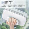 Asdays Window Cleaning Glass with Safety Fall White Regular Wiper, Double-Sided, Rope, Prevention, High-Rise, Magnetic, (For Glass)