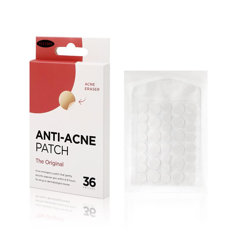 MEJISOO Anti-Acne Hydrocolloid Patches - 36 Invisible Acne Patches for Cross-Border Trade