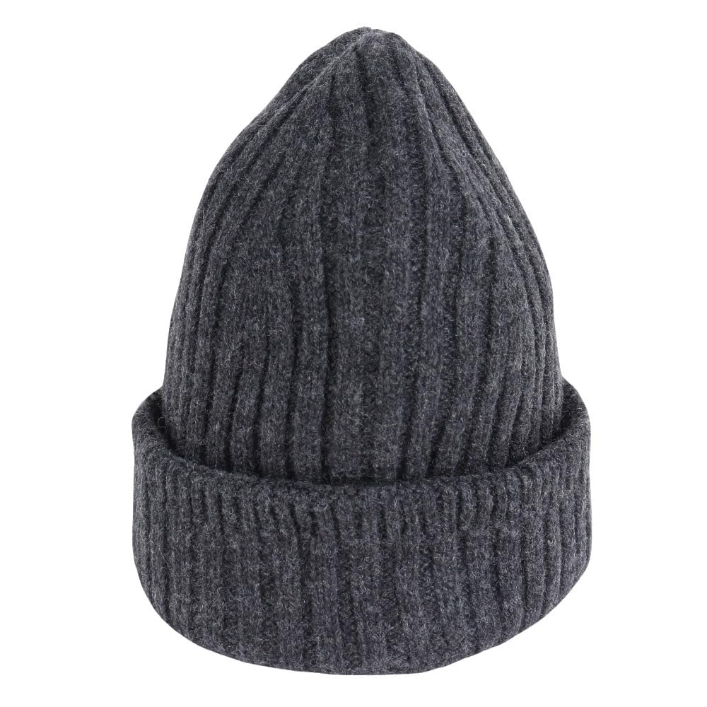 THE NORTH FACE Radial Wool Beanie (Unisex Knit Cap / KODENSHI Lining / Mixed Charcoal) Free / Head 56.5–59.5 cm