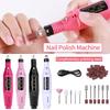 Nail Grinding Machine Set Strong Electric Nail Drill Machine Grinding Equipment Milling Cutter For Manicure Pedicure Polishing