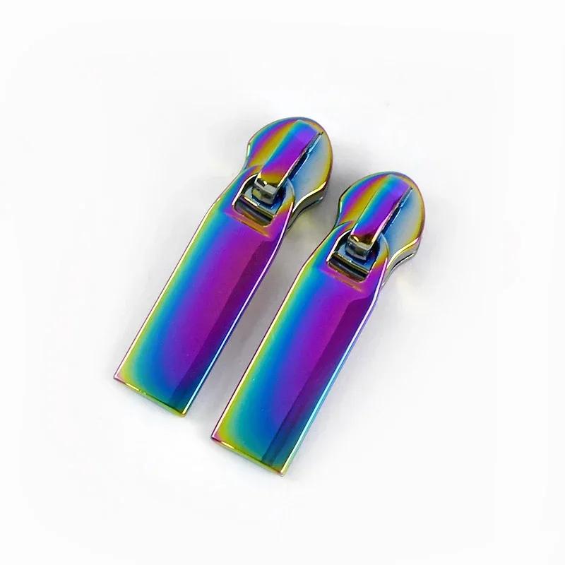 5/10/20Pcs Meetee 5# Zippers Slider Pullers for Nylon Zipper Tapes Sewing Zip Closure Heads Repair Kits Bag Garment Accessories