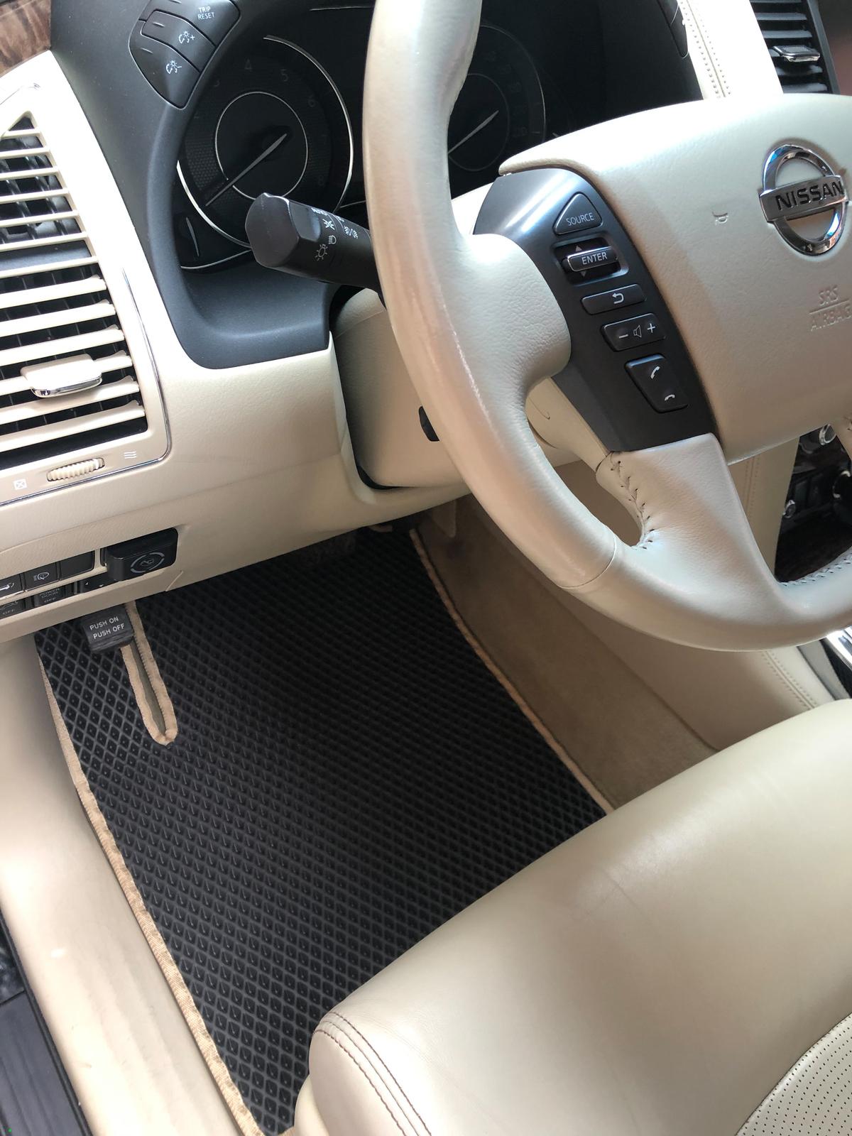 

Коврики салона 3 ряда (EVA, черный) для Nissan Patrol Y62 2010-2024 гг