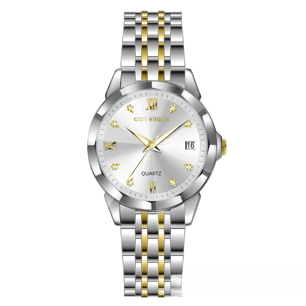 Women's Simple Gift Watch Calendar Waterproof Quartz Diamond-set Women's Watch