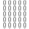 Metal Crayon Paper Clips in Assorted Colors Ideal for Bookmarking and Organizing Office Documents Durabiity