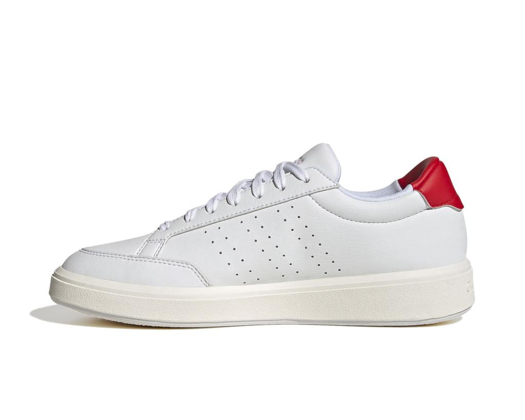 Nova Court Lifestyle Vegan LIY13 Sneakers for Footwear Red cm [Adidas] Women, White/Footwear White/Vivid (GX1758) 24.5