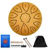 6-inch 11-tone Ethereal Steel Tongue Drum - Beginner to Professional Instrument for Kids & Adults