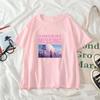 2PCS frauen Sommer Casual Anzug Comic Kurzen ärmeln T-shirt + Lose Hosen Zwei-stück Sets Student breite bein Hosen Anzug