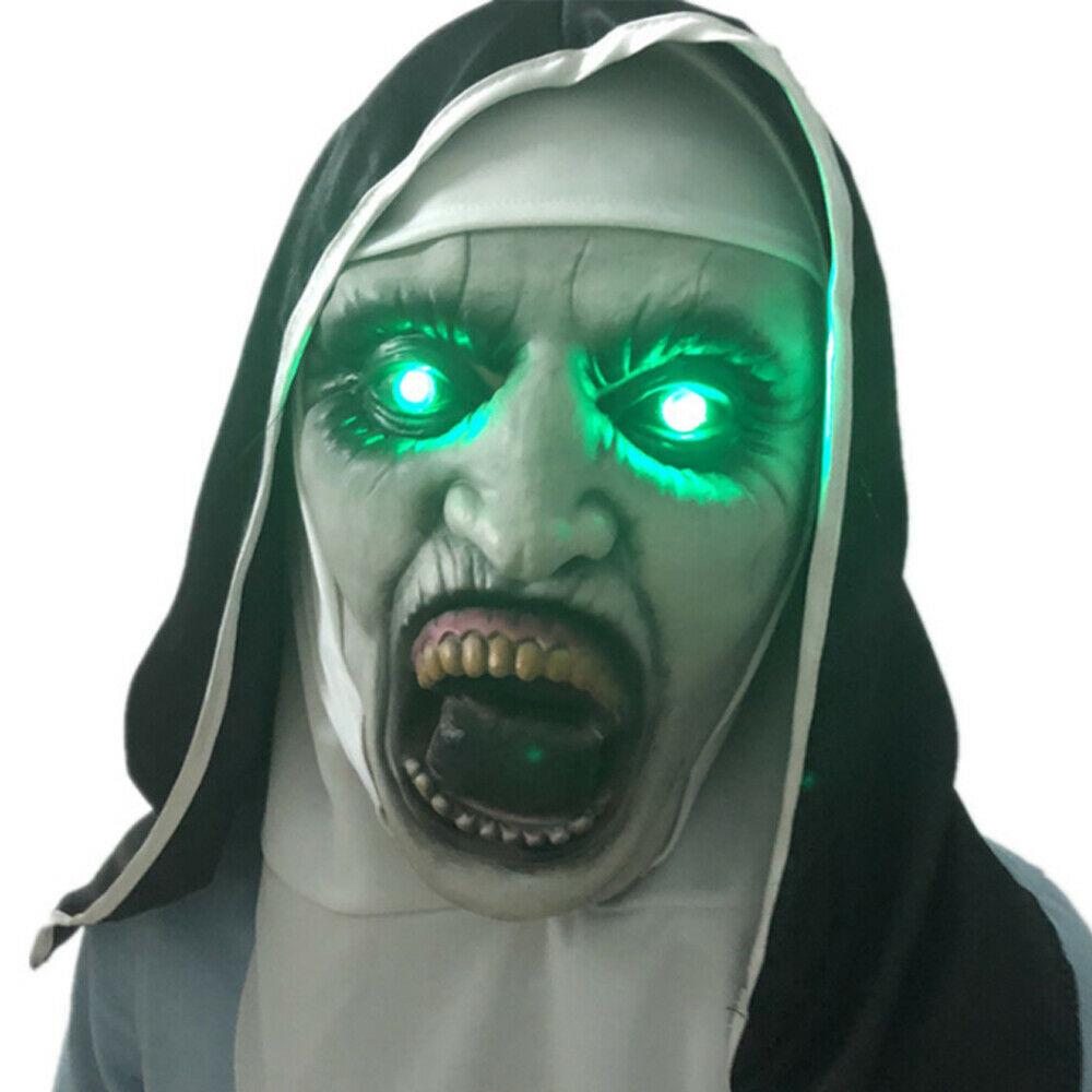 Realistic Latex Halloween Mask: Young Man with Wig