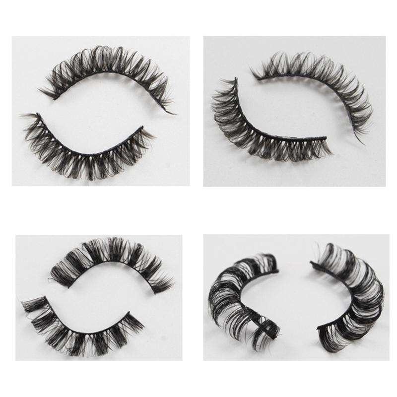 

10 пар натуральных длинных 3D норковых накладных ресниц, набор для макияжа, наращивание норковых ресниц, короткие ресницы