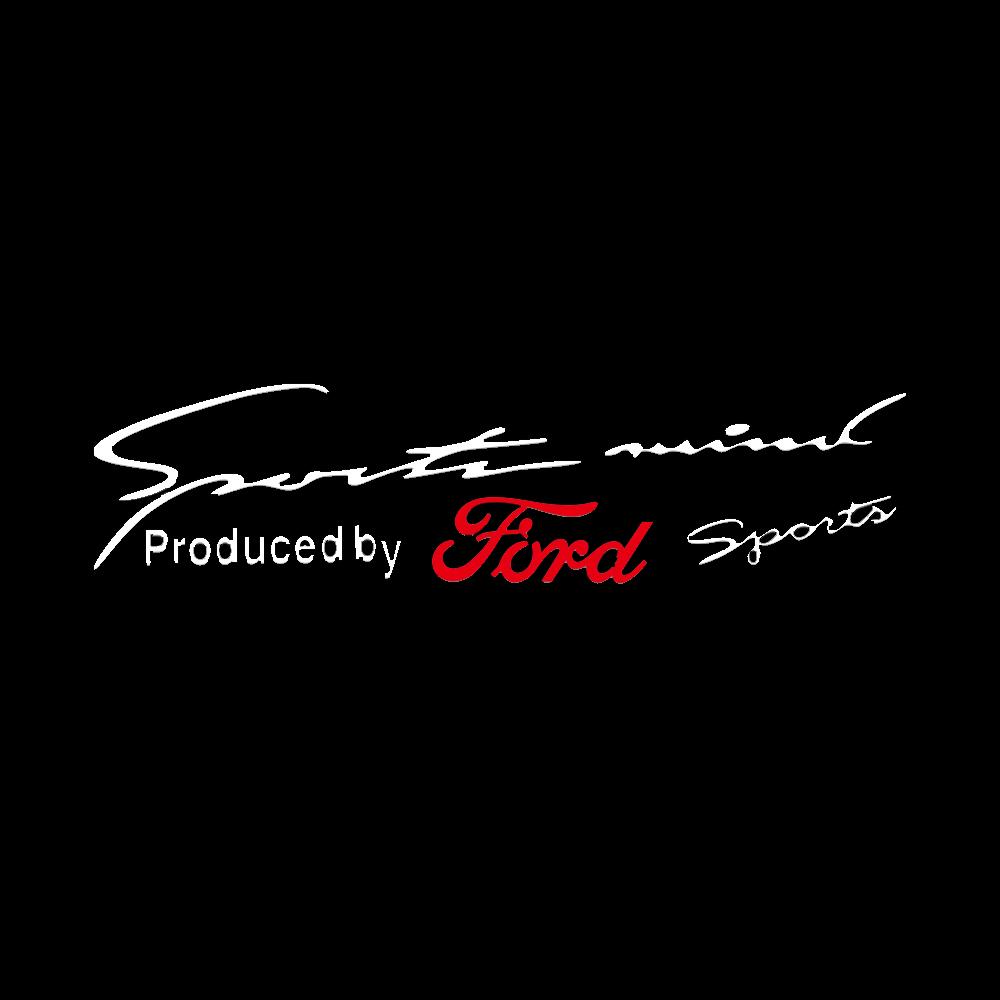 AKS1 Sports Mind Car Headlight Light Eyebrow Stickers Hood PVC Logo For Ford Fiesta Mustang Ranger Kuga Transit Focus 2 Mondeo mk4 7 For Ford белый